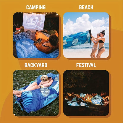 Inflatable Couch Cool Inflatable Chair. Upgrade Your Camping Accessories. Easy Setup is Perfect for Hiking Gear, Beach Chair and Music Festivals.