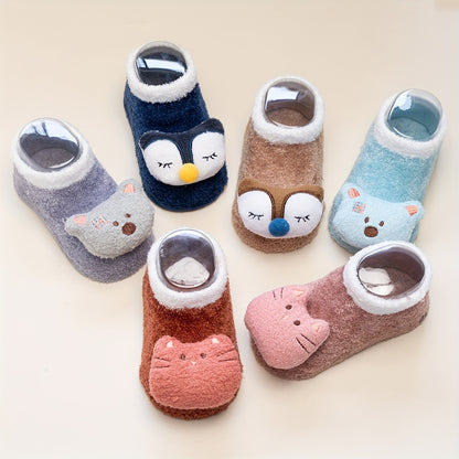 Girls Animal Cute Non-slip Socks