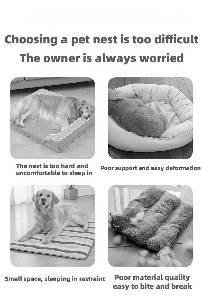 Dog beds suitable for extra-large dogs, comfortable and soft large dog kennel sofas, dog blankets and mattresses, pet pads suitable for small to large dogs, providing comfortable rectangular comfort for dogs and cats., Cozy P