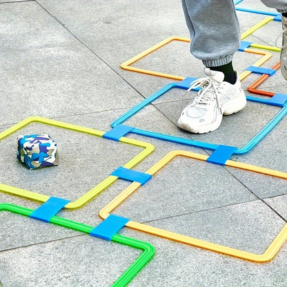 20pcs/10pcs Durable PP Plastic Bounce Sensory Game Set - Multiplayer Outdoor Recreation for Quick Reaction Agility Improvement, Backyard Yard Activity, Mixed Color