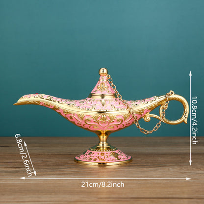 1pc Retro Lamp Retro Creative Wishing Lamp Home Decoration Door Decor