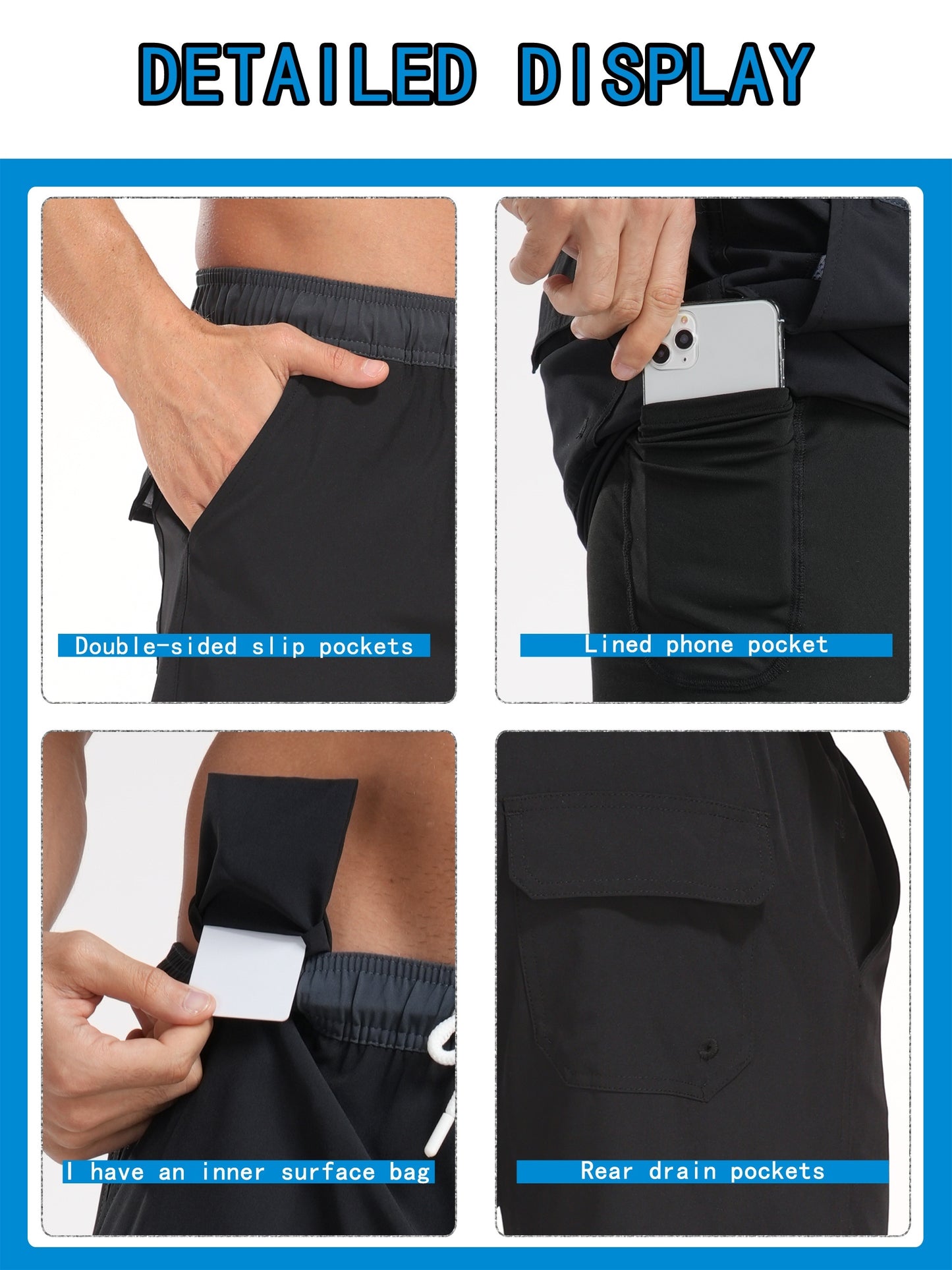Men'S Quick-Dry Beach Shorts
