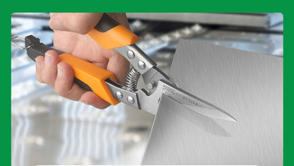 Professional Industrial Shears, JRF Stainless Steel Scissors, Tin Snips For Metal Sheet & PVC Pipe Cutting