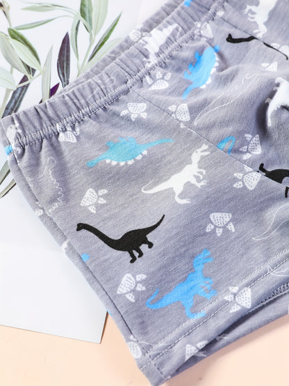 3pcs Toddler Kid Boys Underwear Soft Breathable Cartoon Car Pattern Comfy Boxers Briefs