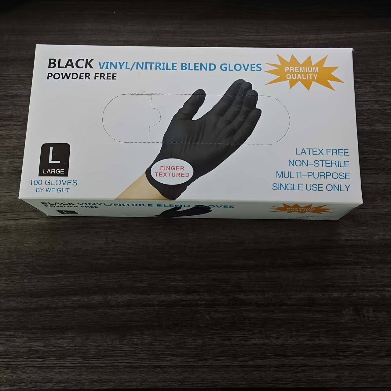 100pcs Heavy-Duty Disposable Gloves - Thickened, Wear-Resistant, Food Grade, Latex-Free, Non-Porous Surface - for Kitchen, Cleaning, Laboratory, - (100 Count), Cleaning Supplies, Kitchen Safety, Wearresistant Material, Dispos