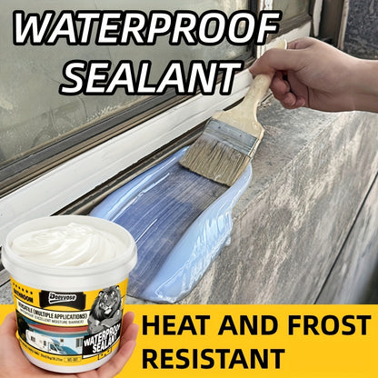 1kg/35oz DOEYVOSE Heavy-Duty Waterproof Sealant - Quick-Drying No-Residue Waterproofing Coating, Strong Adhesive for Ship Decks, Floors, Basements, Roofs, - & DIY Leakproof Seal (1kg Tube)
