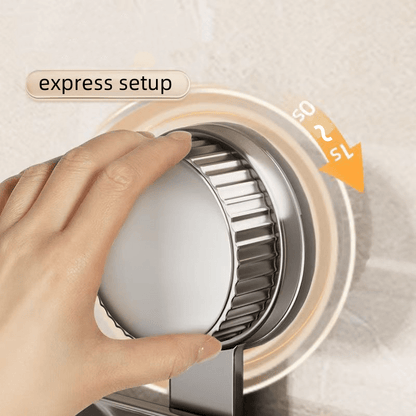 Simple to Install Suction Cup Shower Organizer - Heavy-Duty Rust-Resistant Plastic Wall-Mounted Floating Shelf with Sturdy Adhesive, Space-Saving Bathroom Storage for Shampoo, Soap & Toiletries, No Metal Pipes, Easy Assembly,