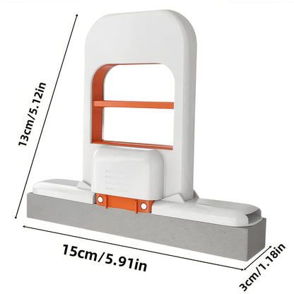 4pcs 1 Mop + 3 Sponges No-Wash Desktop Cleaner - Quick Cleaning Design, Foldable Space-Saving Handheld System for Home, Office, Bathroom & Kitchen Compact Tabletop Scrubber Ideal Small Apartments and Dorms Durable Plastic Mat