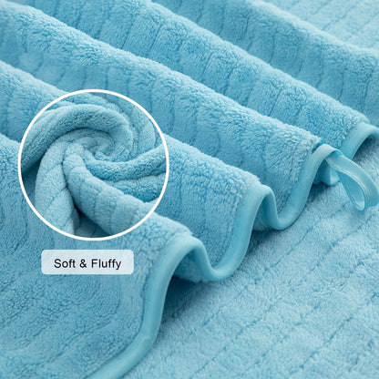 8pcs Solid Color Towels Set, Bath Towels 71.12cm*139.7cm & Hand Towels 35.56cm*76.2cm, Super Soft Breathable Bathroom Towels, Highly Absorbent Shower Towel, For Beach Spa Gym Hotel, Bathroom Supplies