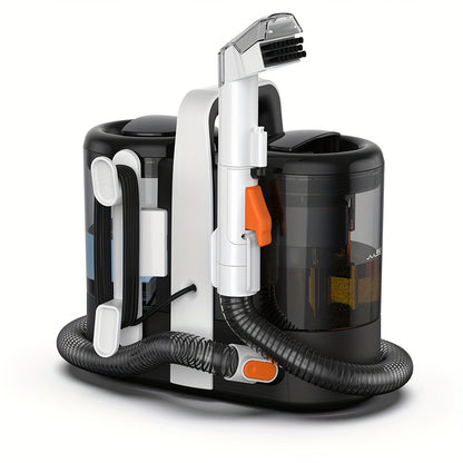 GOXAEEEE Handheld Carpet Cleaner 600W Handheld 15Kpa Corded Spot Clean Machine Wet Fabric Sofa Cleaning Pet Portable Car Multi-functional Suction And Suction Integrated Household Fabric Sofa Cleaning Machine