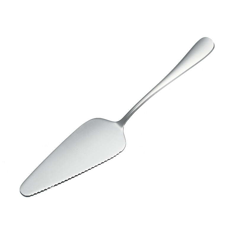 1pc Stainless Steel Cake Shovel, Cake Cream Serrated Edge Baking Tool, Kitchen Gadgets