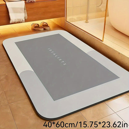 Extra Absorbent Bath Mat - Quick-Dry, Non-Slip Floor Mat, Soft and Comfortable, Suitable for Bathroom, Toilet, Shower, Laundry Room, Bedroom, Living Room, Kitchen, Door Mat