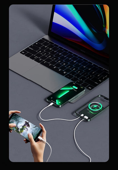 1pc KOILAGER 10000mAh Portable Power Bank with Ultrathin Magnetic Wireless Charging, 22.5W Super Fast Charge, PD20W Bi-directional Fast Charging, 15W Wireless Power, LED Display, Dual Power USB/Type-C for iPhone 16/15pro/14ma