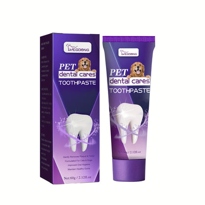Pet Dog Toothpaste For Dog Cleaning Mouth Odor Tartar Tooth Stain Gum Care Toothpaste, Pet Dental Hygiene Kit