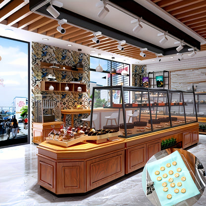 Extra-Thick Silicone Pastry Mat 50.04x39.88cm - BPA-Free, Non-Stick & Slip-Resistant for Baking, Pizza & Cake Dough - Ideal Kitchen Gadget