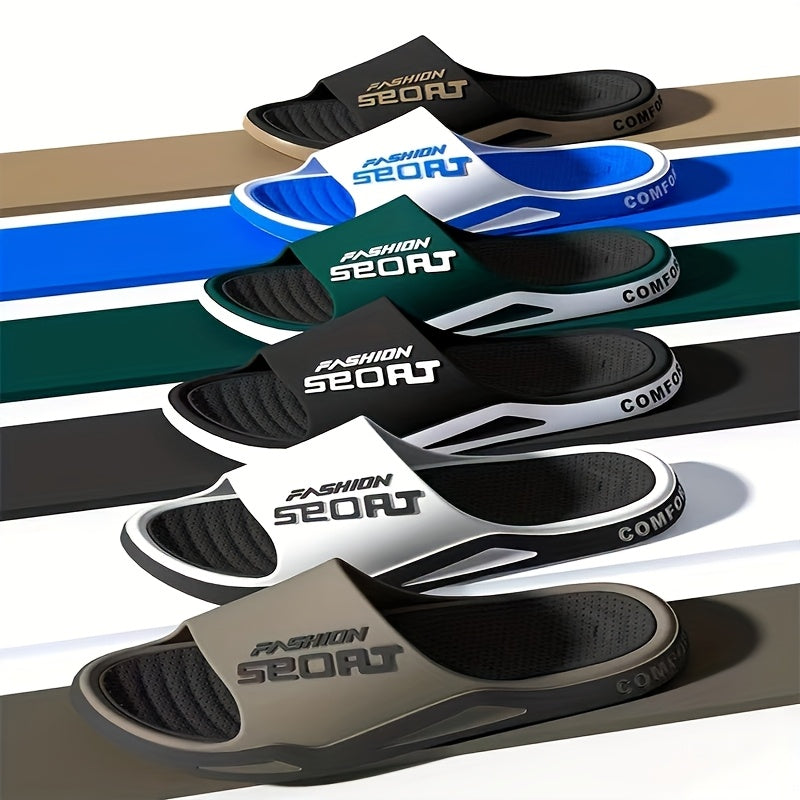 Men's & EVA Slippers - Open-Toe Non-Slip Slip- Indoor/Outdoor House, Lightweight & Arch Design, All-Season for Gym, Beach, - ///// - Casual & Training Footwear with Breathable EVA Material, Minimalist Style, and Versatile for