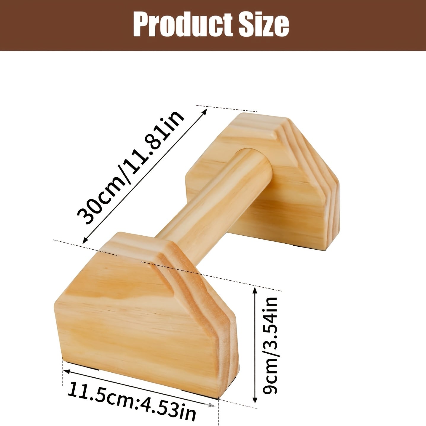 Flexões de braços, suportes de madeira maciça, barras paralelas individuais, flexões de braços de madeira, parada de mãos, exercícios, fitness, adequado para casa, fitness ao ar livre, aparelhos para flexões de braços.