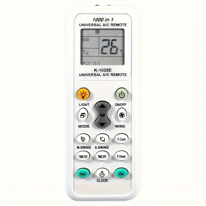 Universal A/C Remote Control - Compatible with Multiple Brands and Models - Easy Temperature Control and Energy Savings, Air Conditioner Remote, Remote Air Condition Control, Air Conditioner Remote Control, Energyefficient Co