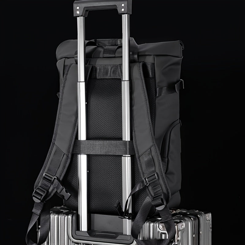 Business Backpack for Men - Large Capacity Laptop Bag with Adjustable Straps, Tablet Compartment & Mesh Bottom Pocket, Durable Oxford, Ideal for College, Work & Travel, College Laptop Bag | Professional Look | Durable Backpac