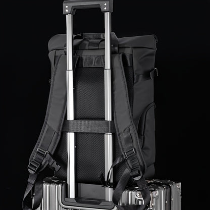 Business Backpack for Men - Large Capacity Laptop Bag with Adjustable Straps, Tablet Compartment & Mesh Bottom Pocket, Durable Oxford, Ideal for College, Work & Travel, College Laptop Bag | Professional Look | Durable Backpac