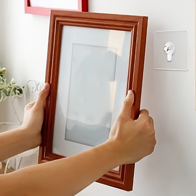 28pcs Damage-Free Strong Adhesive Wall Stickers - Invisible Screw Nails for Wedding Photos, Photo Frames, Utility Hooks - No Trace Nail Hooks for Secure Hanging, Utility Hooks