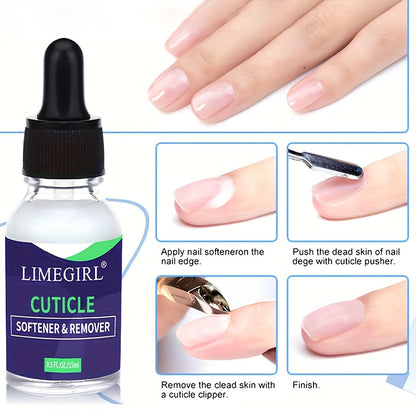 Manicure Dead Skin Softening Nail Anti-Stick Fixing Finger Nail Salon Care Tool Nail Oil