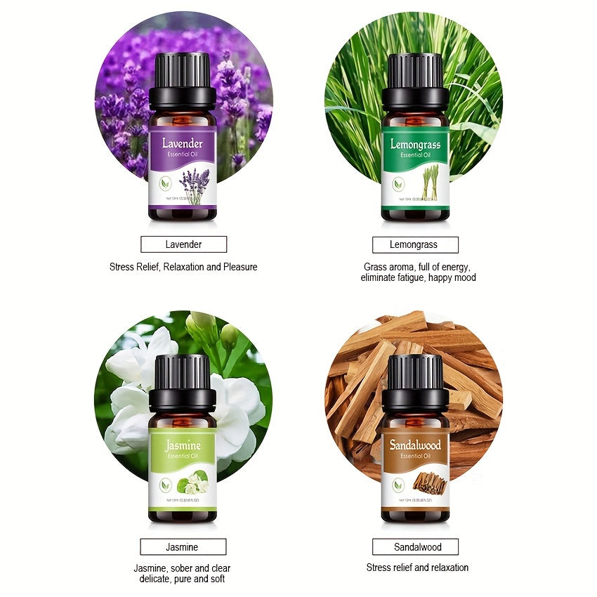 1pc Essential Oil For Aroma Diffuser Humidifier, Home Air Freshener, Car Fragrance