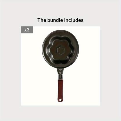 1pc Egg Frying Pot, Mini Breakfast Egg Frying Pot, Assorted Varieties Cartoon Frying Pot, Heart-shaped Non-stick Egg Pot, Omelette Pans Of Various Shapes, Kitchenware, Kitchen Tools