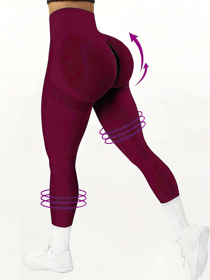 2pcs Women's High-Waisted Yoga Leggings Tummy Control Butt-Lifting Workout Pants - Solid Black & Dark Grey Full-Length Gym Pants with Vertical Striped Waistband-Like Texture, Opaque Non-Sheer Machine Washable All-Season Athle