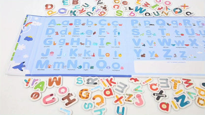 Magnetic Alphabet Puzzle Book: Colorful ABC Learning Set for Preschoolers, Fridge Magnets for Ages 3-5. Flashcards