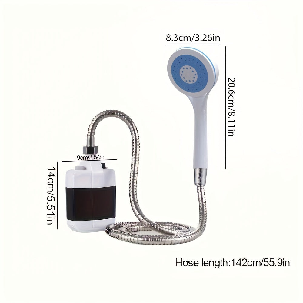 Portable Shower Camping Travel Shower, RV Travel Home Travel Garden Water Handheld Camp Shower Pump-Water Filtration System (4 to 5 Liter Water Flow Per Minute) RV Exterior Showers