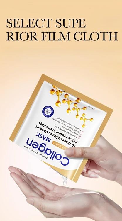 Collagen Facial Mask Moisturizing, Firming, Brightening, Hydrating, Four Seasons Hydrating Mask, Skin Care, Cosmetics