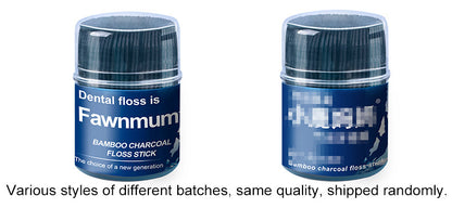 50pcs Dental Floss, Bamboo Charcoal Dental Floss, Toothpicks, Dental Floss Sticks