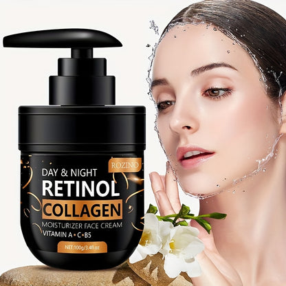 Instant 4pcs Retinol Skincare Set Firming, Moisturizing & Firming, Includes Caffeine Eye Cream, Face Cream, Moisturizing Cream, Facial and Neck Care Stick, farewell to dry, dullness, and sagging, instant touch Lift, deeply hy