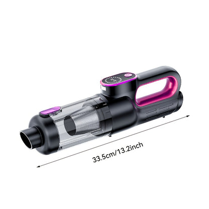 Wireless handheld vacuum cleaner for cars and homes, car-mounted 2-in-1 blower and suction cleaner, handheld type, high power, super strong suction, small and mini handheld car interior cleaner, wet and dry dual-purpose car v