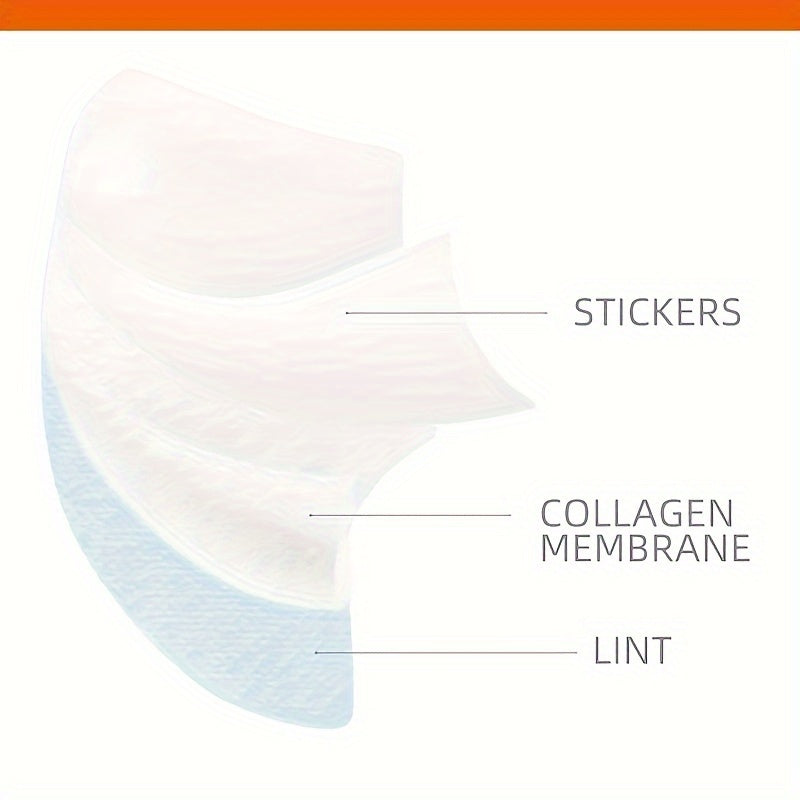 [5pcs Nano Soluble Collagen Mask Sheets] 5-Pack Nano Soluble Collagen Membrane Mask Sheets, Hydrating Facial Filler for All Skin Types, Unisex Adult, Moisturizing Face Care, No Fragrance