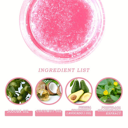 Peach Lip Scrub Exfoliating Fade Lip Lines Removing Dead Skin Moisturizing Care Makeup Dark Lip Corrector