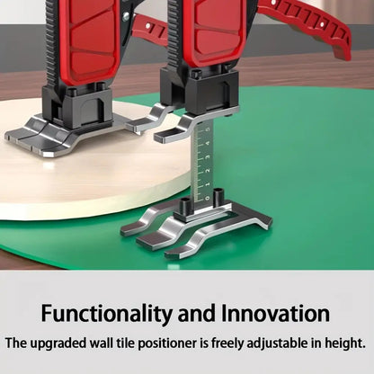 2pcs Heavy-Duty Manual Arm Jack - 200kg/440 lbs Capacity Construction Jack with Adjustable Height, Sturdy Base & Ergonomic Handle, Compact Portable Lifting Device with Stabilizing Feet for Furniture, Door, Cabinet Installatio