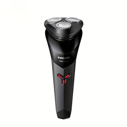 Philips 's Electric Shaver Series 1000 (S1113) - Wet/Dry IPX7 Waterproof, 30-45 Min Runtime, USB- Shaver with 1-Hour Charge, 3D Floating Blade & ContourFlex System, One-Touch Clean,