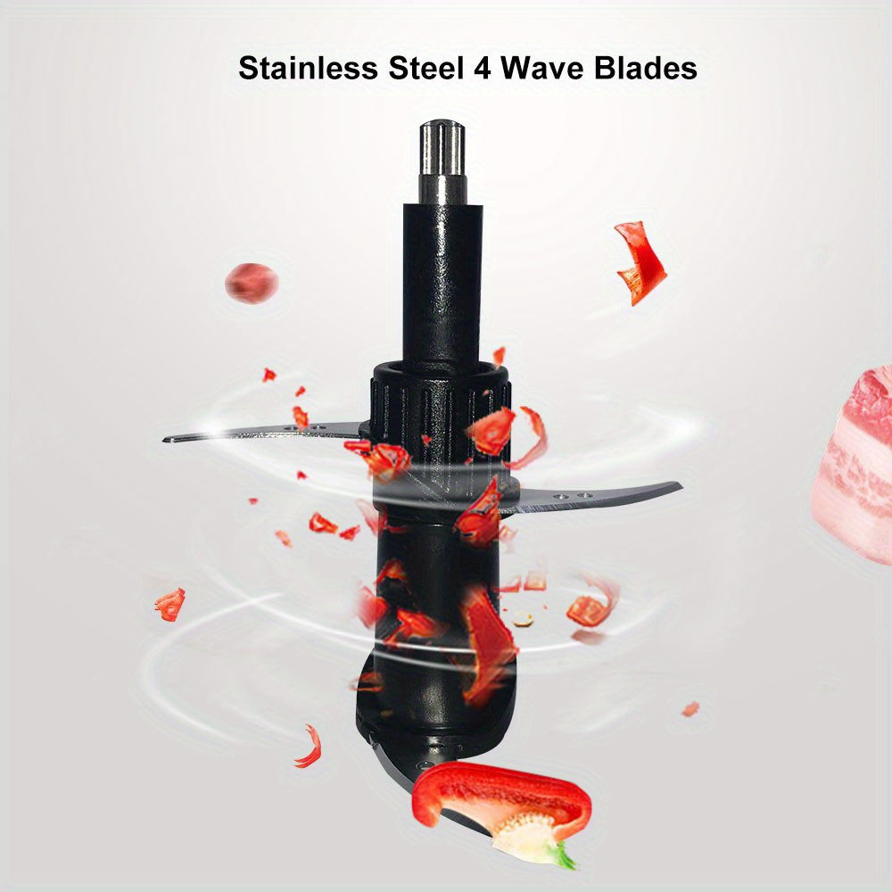 500W Portable Personal Blender Mixer Food Processor with Chopper Bowl 600ml Juicer Bottle Meat Grinder Youngsters Food Maker