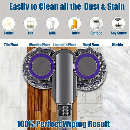 New mop attachment for Dyson V7 V8 V10 V11 V15 vacuum cleaner electric mop head