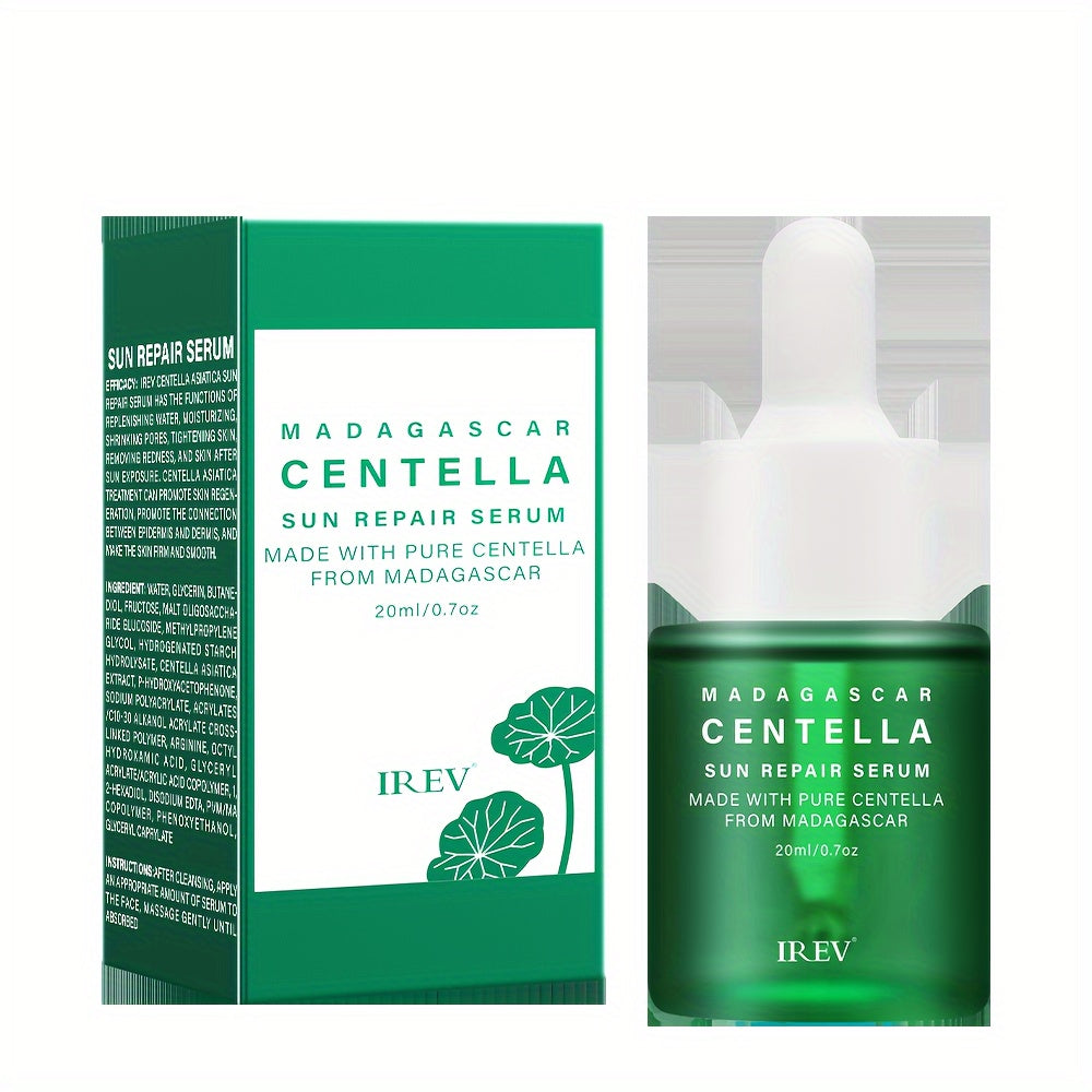 Centella Asiatica Hydrating Serum 20ml, Alcohol-Free, Fragrance-Free for All Skin Types, Moisturizing Facial Care