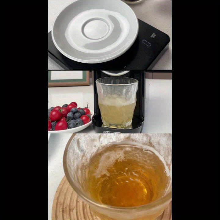 Cafeteira de cápsulas CAFELFFE 4 em 1, máquina de café automática com extração quente e fria, painel LCD visual, ajuste de água em 7 níveis. Compatível com cápsulas DG/Nes Original/café moído/ese, 19 bar. Ideal para casa/escritório.