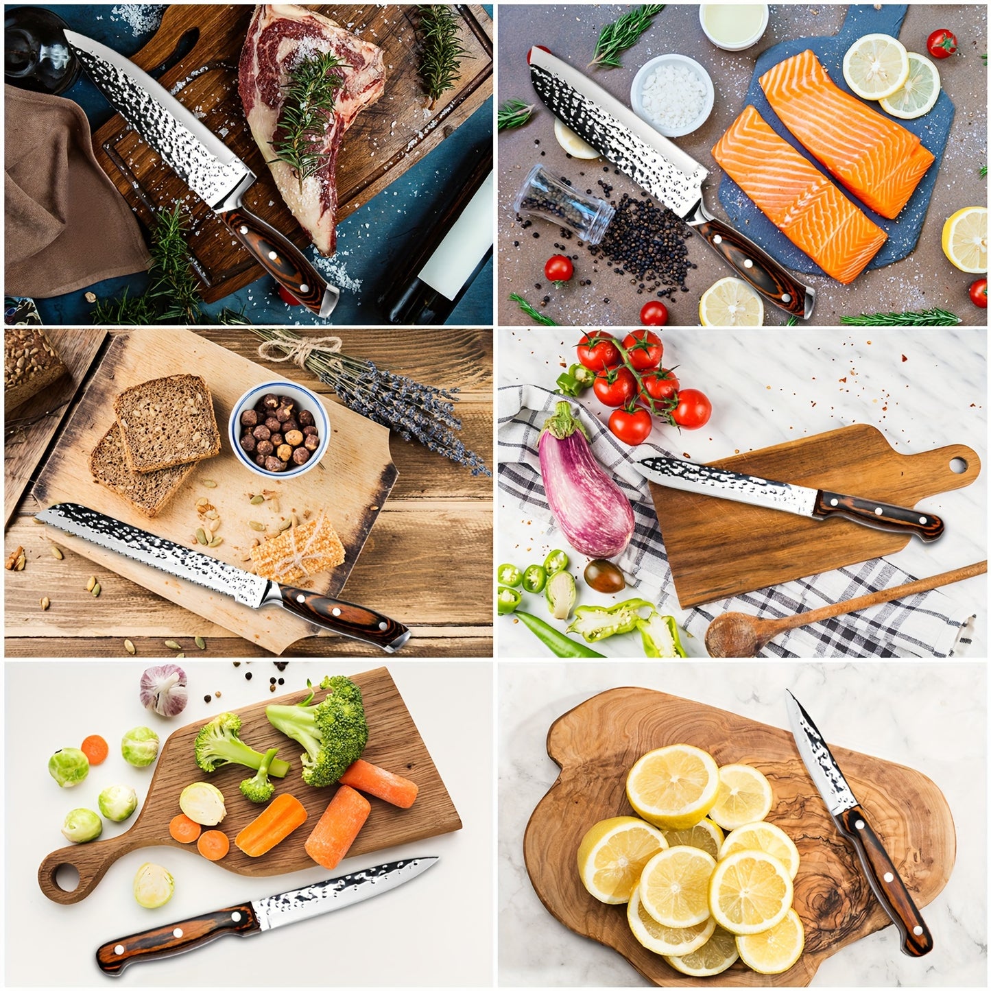 Set Of 15 Kitchen Knives, Professional Chef Knife Set, Kitchen Knife Set Includes Chef Knife, Best Christmas Gift