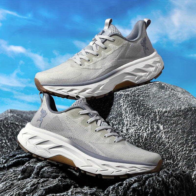 Unisex High-Performance Sports Shoes, on Large Sizes, MD Soft Sole, Breathable Knitted Mesh Upper, Flexible Fabric Lining, Trendy Design, Lightweight Body, All-Season Wear, Elegant Sneakers For Women, Chunky High Cut Sneaker,