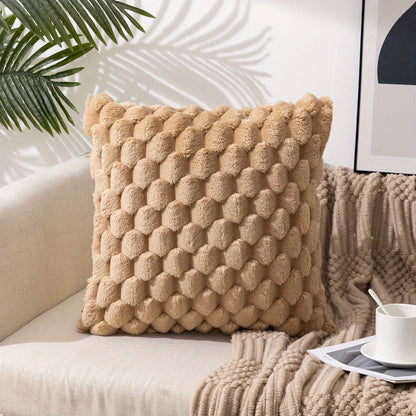 1pc, Square Cushion Cover, Zipper Single-sided Printed Pillowcase, Home Decor, Room Decor, Living Decor, Bedroom Decor (pillow Core Is Not Included)