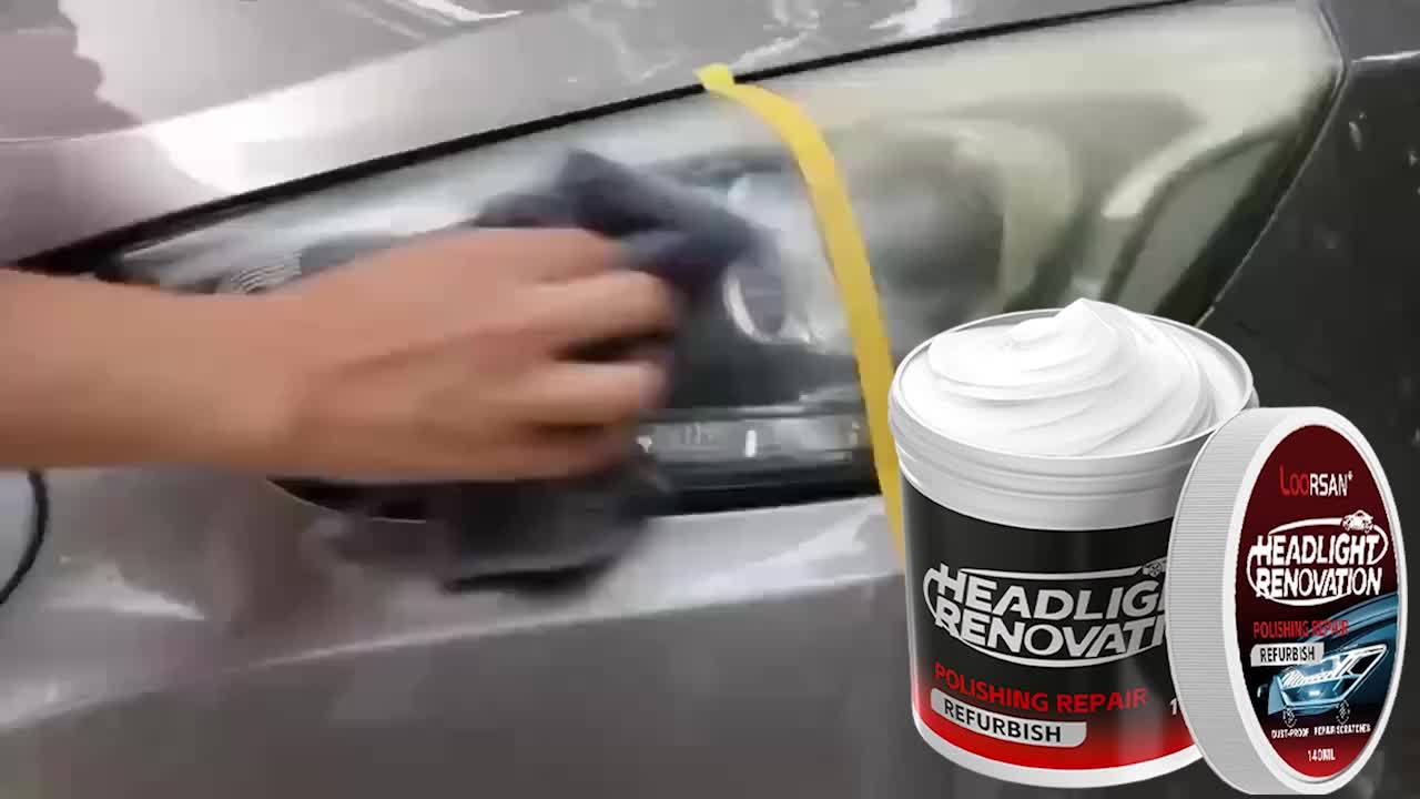 Premium Car Headlight Restoration Kit – Fixes Yellowing, Haze, Oxidation & Scratches for Safer Driving