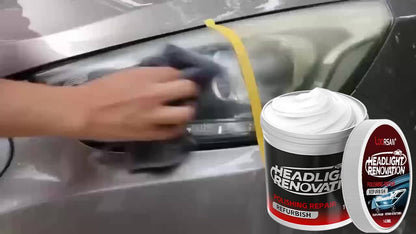 Premium Car Headlight Restoration Kit – Fixes Yellowing, Haze, Oxidation & Scratches for Safer Driving