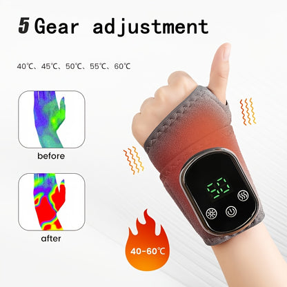 Wrist massager, vibration massager, with function, easy to carry, rechargeable, is the best gift for parents.