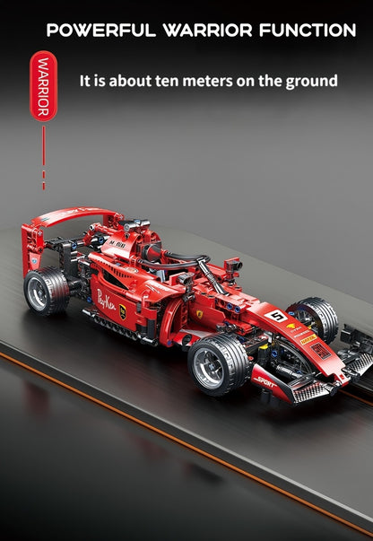 New Racing Car, Formula Retro Car Model, Remote Control Car Building Block, Cool Collection Model Car Kit, Building Toy, Suitable For Christmas Gifts, Halloween Gifts